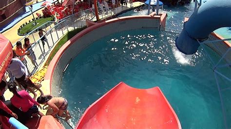 Drop Water Slide At Veneza Water Park Youtube