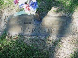 Ivan Theodore Larson M Morial Find A Grave