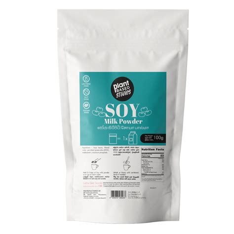 Soy milk powder 100g – Plant Based Studios