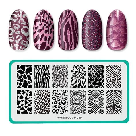 Animal Instinct (m089) - Nail Stamping Plate | Nail stamping, Nail ...