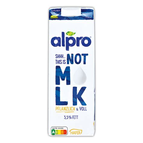 Alpro Hafer Drink Not Milk Hafer Barista Drink Von Norma Ansehen