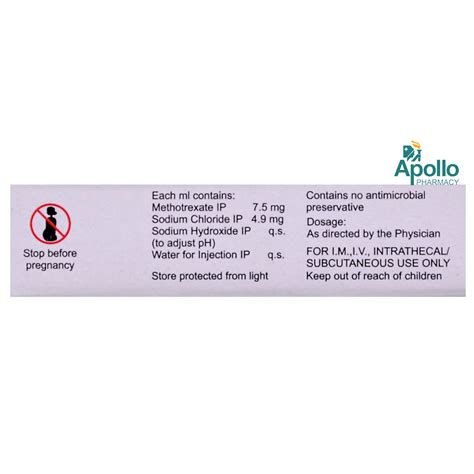 Folitrax Mg Injection S Price Uses Side Effects Composition