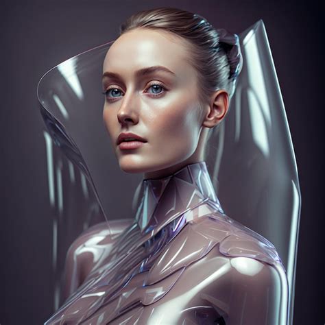 Premium Ai Image Generative Ai Illustration Scifi Futuristic Humanoid