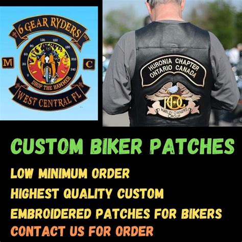 Biker Patches Etsy