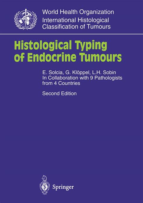 Amazon Co Jp Histological Typing Of Endocrine Tumours WHO World