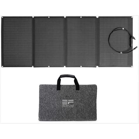 Panneau Solaire Pliable 160 Watts ECOFLOW Loisir Plein Air