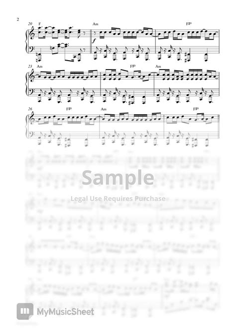 LE SSERAFIM FEARLESS Piano Sheet Sheets By Pianella Piano