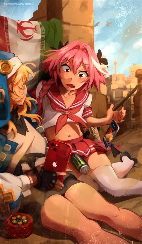 Astolfo Bridget And Astolfo Fate And More Drawn By Khyle Danbooru