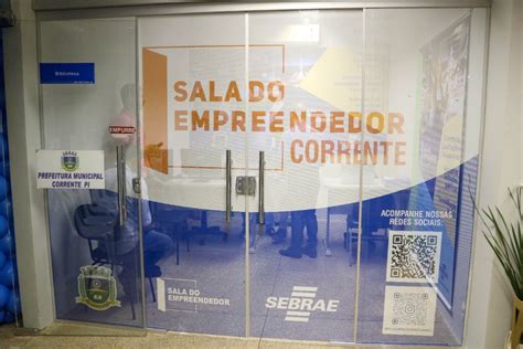 Sala Do Empreendedor Inaugurada Em Corrente