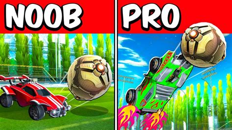 Noob Vs Pro In Rocket League Challenge Youtube