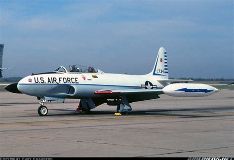 Lockheed T 33a Usa Air Force Aviation Photo 1267434