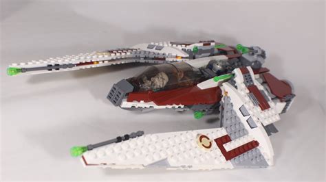 Lego Star Wars 75051 Jedi Scout Fighter Stop Motion Build YouTube