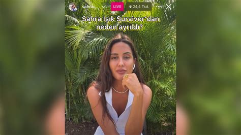 Sahra I K Survivordan Neden Ayr Ld Seda Aktu Lu Instagram Canl