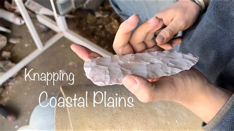 Flint Knapping How To Make An Arrowhead From Coastal Plains Chert