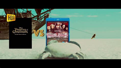 Comparison Of Pirates Of The Caribbean At Worlds End 4K 2K DI HDR10