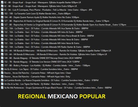 Pack De Musica Gratis Regional Mexicano Extended Utilidades Para Djs