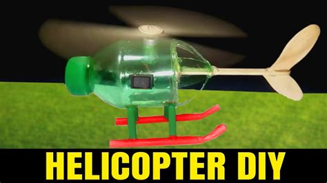 How To Make Helicopter Diy Toy Helicopter At Home Easy Bottle