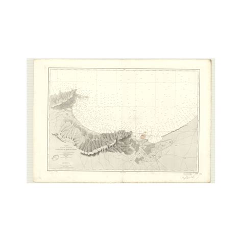 Reproduction Carte Marine Ancienne Shom 3479 ORAN Mouillage MERS