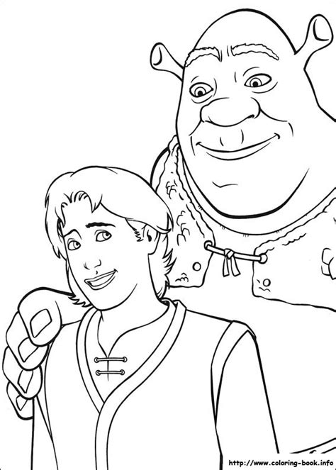 Shrek Pinocchio Coloring Pages