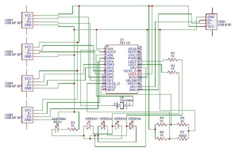 Схема Usb Hub своими руками фото