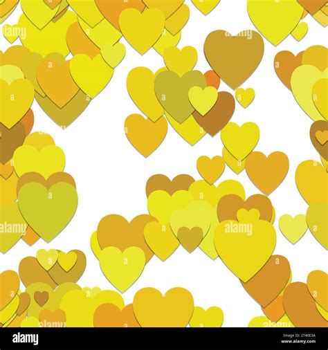 Seamless Heart Pattern Background Design Vector Image Stock Vector