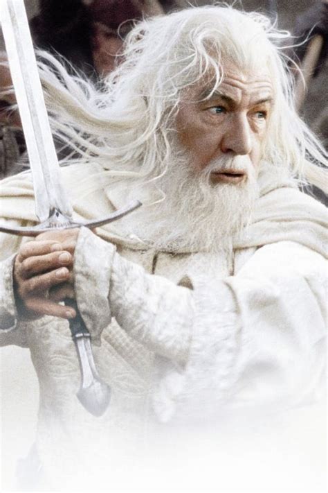 Ian Mckellen As Gandalf The White In The Lord Of The Rings The