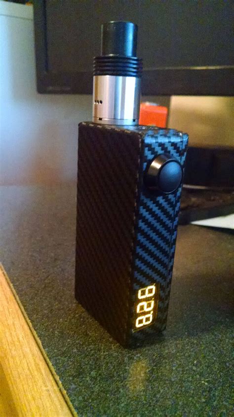 My Newest Personal Build Carbon Fiber Wrapped Raptor Box Mod