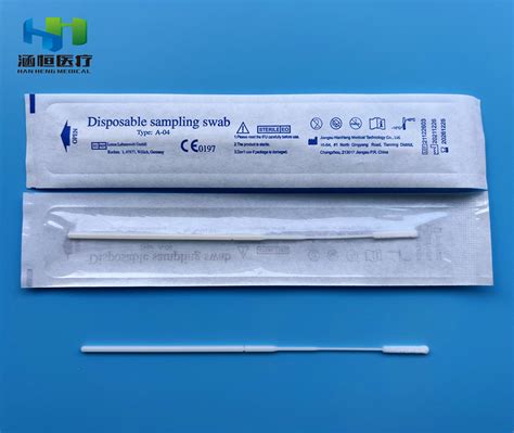 Rapid Antigen Test Kits Nasopharyngeal Nasal Flocked Swab Applicator