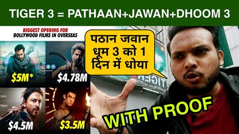 Tiger 3 Crossed Pathaan Jawan Dhoom 3 In Overseas Market Tiger 3