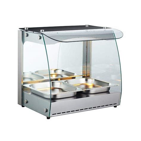 Kfc Electric Glass Door Commercial Food Warmer Display Showcase Fast Food Cabinet Factory Price