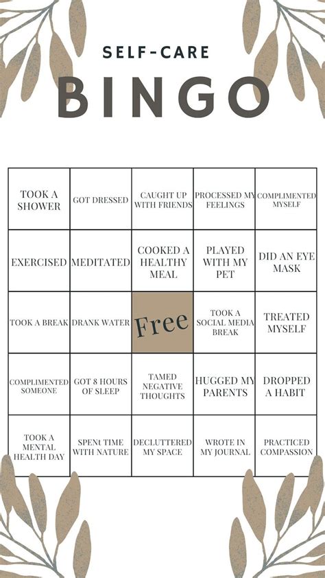 Self Care Bingo Etsy Bingo Sheets Bingo Self Care