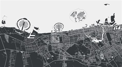 Dubai Map Vector Images (over 1,100)