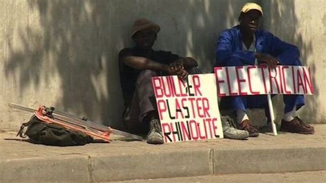 South Africa S Unemployment Crisis Begging For Jobs Bbc News