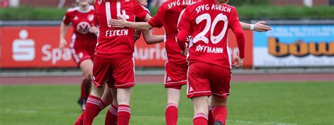 AOK B Juniorinnenpokal SpVg Aurich Im Finale NFV