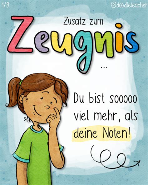 Das Wahre Zeugnis Du Bist Mehr Als Deine Noten Zeugnis Mit Herz In