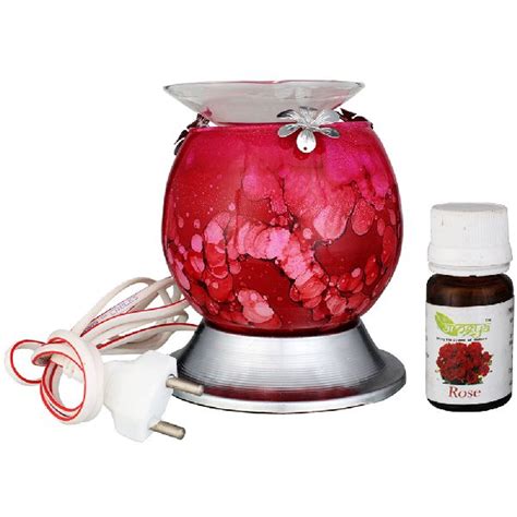 Ceramic Electric Aroma Oil Burner Feature Easy To Clean Light