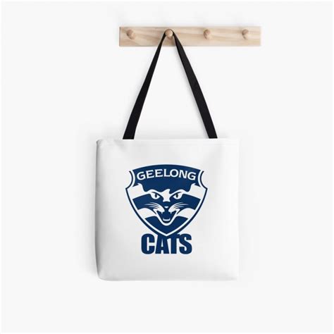 Afl Geelong Cats White Tote Bag