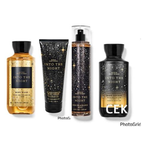 New Bbw Into The Night Fine Fragrance Mist By Baths And Body Works Shopee Philippines