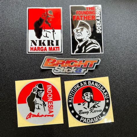 Sticker Stiker Soekarno Cutting Lazada Indonesia