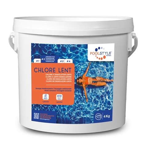 Chlore Lent En Galet Kg Galet De G Accessoires Piscines Spa Et