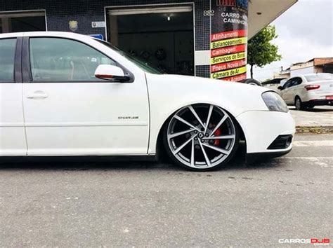 Golf Sportline Rebaixado Rodas Volcano Wheels Rseven Aro