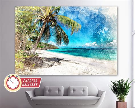 Aruba Beach Aruba Wall Art Aruba Painting Aruba Canvas | Etsy