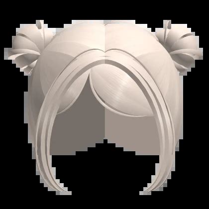 Cute Mini Buns With Side Bangs In Pale Blonde Roblox Item Rolimon S