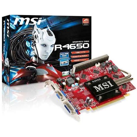 MSI R4650 MD1GZ grafická karta ATI Radeon HD 4650 PCI E 1GB DDR2