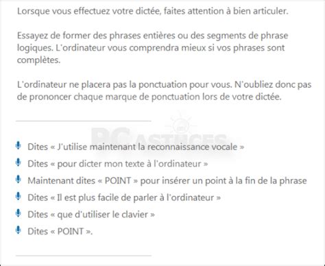 PC Astuces Dicter ses textes et contrôler Windows 7 à la voix