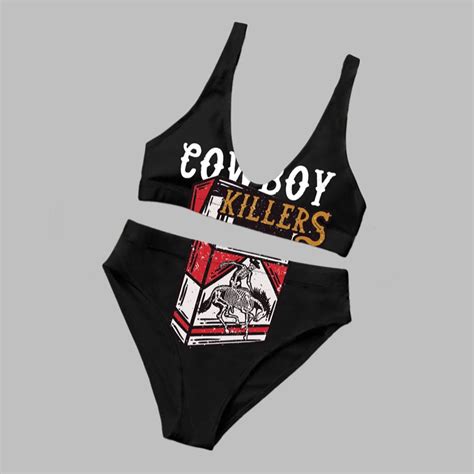 Western Cowboy Killers Two Piece Bikini Set Grishko