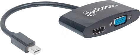 MANHATTAN 152709 DisplayPort Adapter DP Stecker Auf HDMI VGA Buchse