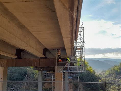 Las obras de emergencia para la reparación de la estructura sobre el