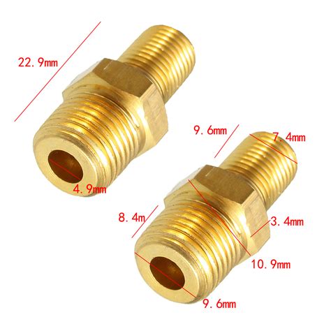 2pcs 18 Npt Mpt Solid Brass Air Compressor Tank Fill Valve Schrader New 140284070471 Ebay