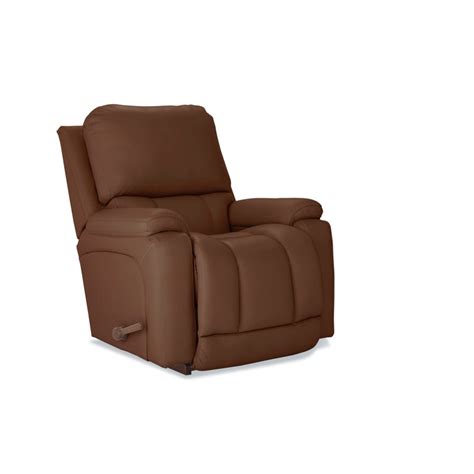 La Z Boy Greyson Manual Leather Match Rocking Recliner And Reviews Wayfair